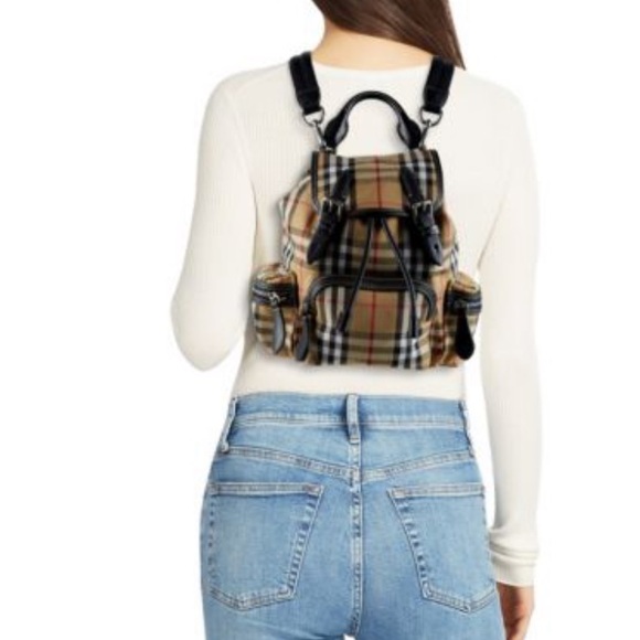 Burberry Rucksack Checked Backpack - Picture 2 of 13